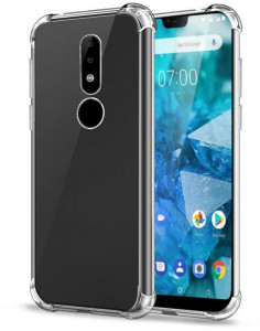  Anti-Shock BeCover  Nokia 5.1 Plus/X5 2018 Clear (704472)