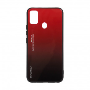  Gradient Glass BeCover Samsung Galaxy M30s 2019 SM-M307 Red-Black (704571)