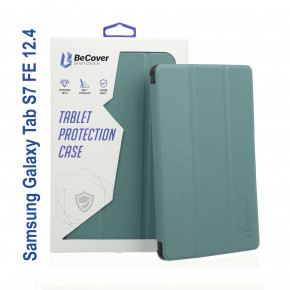 - BeCover Smart Case  Samsung Galaxy Tab S7 FE 12.4 SM-T735 Dark Green (706701) 13