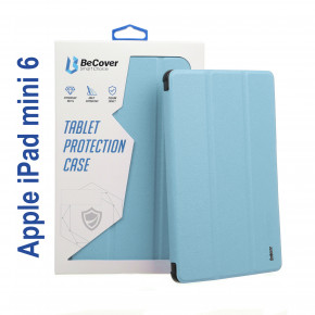 - Tri Fold Soft TPU BeCover  Apple iPad mini 6 2021 Light Blue (706723) 8