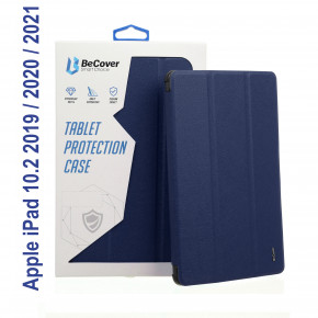 - Tri Fold Soft TPU BeCover  Apple iPad 10.2 2019/2020/2021 Deep Blue (706734)