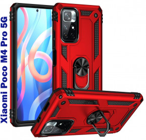  Military BeCover For Xiaomi Poco M4 Pro 5G Red (707122) 10