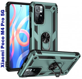  Military BeCover  Xiaomi Poco M4 Pro 5G Dark Green (707123) 10