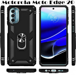  Military BeCover  Motorola Moto Edge 20 Black (707399) 4