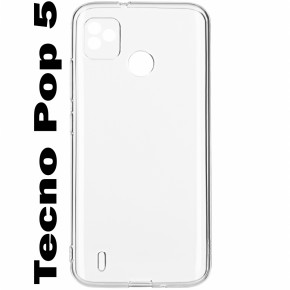   BeCover  Tecno Pop 5 1Sim Transparancy (707561)