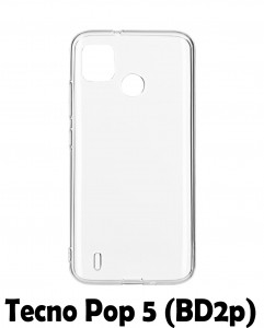   BeCover  Tecno Pop 5 (BD2p) 2/32Gb Transparancy (707626)