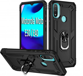  Military BeCover  Motorola Moto E30 / E40 Black (708182) 3