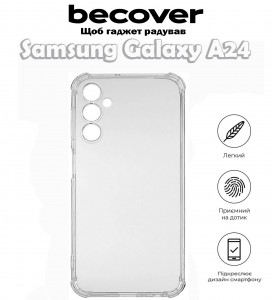  Anti-Shock BeCover Samsung Galaxy A24 4G SM-A245 Clear (709328)