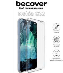   BeCover Nokia C32 Transparancy (709623)