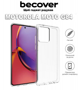   BeCover Motorola Moto G84Transparancy (710299)