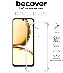  Anti-Shock BeCover Realme C53 Clear (710354)