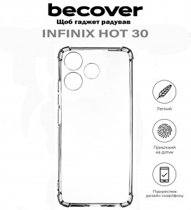  BeCover Anti-Shock Infinix Hot 30 (X6831) Clear (710602)