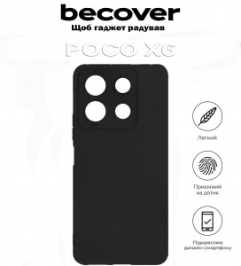    BeCover Poco X6 Black (710737)