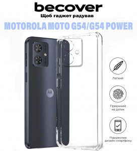   BeCover Motorola Moto G54 / G54 Power Transparancy (710887)