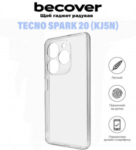   BeCover Tecno Spark 20 (KJ5n) Transparancy (710909)