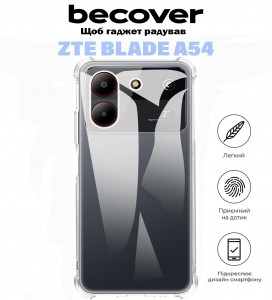  BeCover Anti-Shock ZTE Blade A54 Clear (710865)