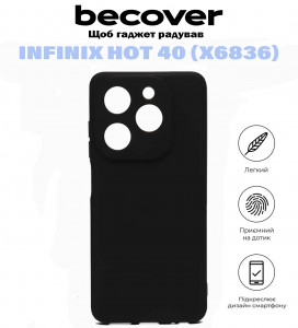   BeCover Infinix Hot 40 (X6836) Black (710880)