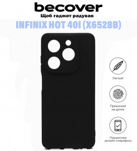   BeCover Infinix Hot 40i (X6528B) Black (710882)