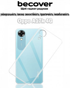   BeCover Oppo A17k 4G Transparancy (709301)