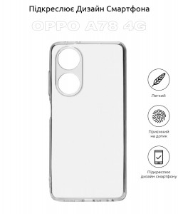   BeCover Oppo A78 4G Transparancy (710162)