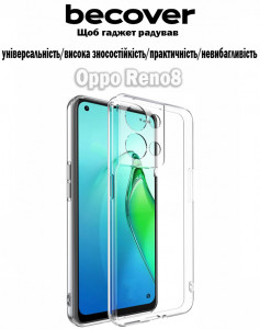   BeCover Oppo Reno8 Transparancy (709300)