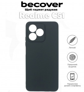   BeCover Realme C51 Black (710543)