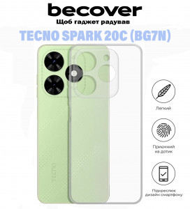   BeCover Tecno Spark 20C (BG7n) Transparancy (710910)