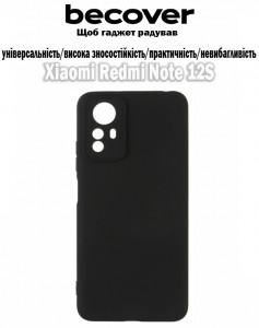   BeCover Xiaomi Redmi Note 12S Black (709312)