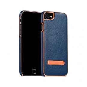 - Hoco Platinum series litchi grain fiber  iPhone 7 Plus Deep Blue