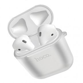   Apple Airpods Hoco Silicone case Transparent 3