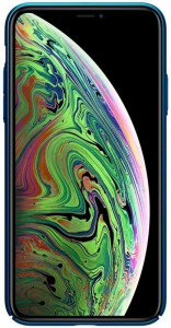 - Nillkin Super Frosted Shield Case Apple iPhone 11 Peacock Blue #I/S 5