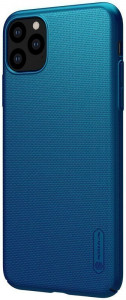 - Nillkin Super Frosted Shield Case Apple iPhone 11 Pro Peacock Blue 3