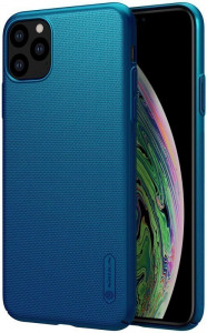 - Nillkin Super Frosted Shield Case Apple iPhone 11 Pro Peacock Blue 4