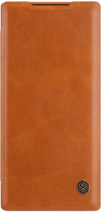 - Nillkin Qin Leather Case Samsung Galaxy Note 10 Brown #I/S