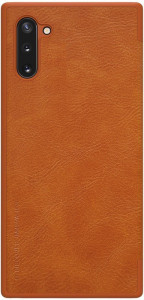 - Nillkin Qin Leather Case Samsung Galaxy Note 10 Brown #I/S 4