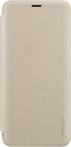 - Nillkin Sparkle Leather Case Samsung GalaxyS9 Gold #I/S