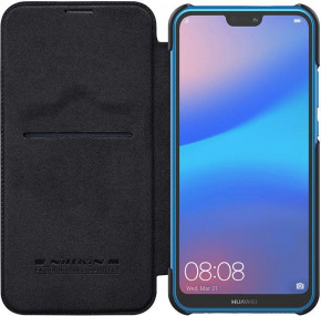 - Nillkin Qin Leather Case Huawei P20 lite/Nova 3E Black #I/S 6