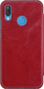 - Nillkin Qin Leather Case Huawei P20 lite/Nova 3E Red #I/S 3