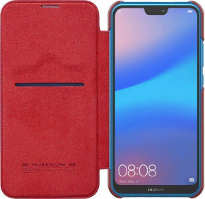 - Nillkin Qin Leather Case Huawei P20 lite/Nova 3E Red #I/S 6