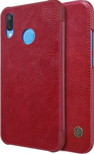 - Nillkin Qin Leather Case Huawei P20 lite/Nova 3E Red #I/S 7