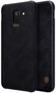 - Nillkin Qin Leather Case Samsung Galaxy J6 2018 Black #I/S