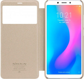 - Nillkin Sparkle Leather Case Xiaomi Redmi 6A Gold #I/S 4