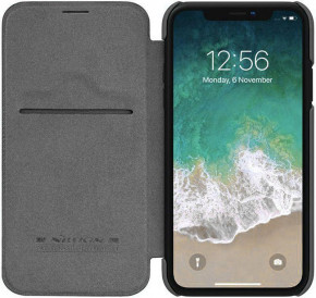 - Nillkin Qin Leather Case Apple iPhone XR Black #I/S 4