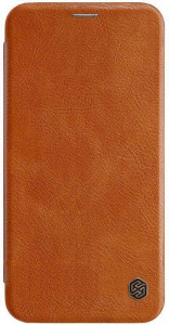 - Nillkin Qin Leather Case Apple iPhone XS Max Brown #I/S 3