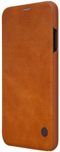 - Nillkin Qin Leather Case Apple iPhone XS Max Brown #I/S 4