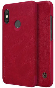 - Nillkin Qin Leather Case Xiaomi Mi A2 Lite/Redmi 6 Pro Red #I/S