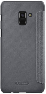 - Nillkin Sparkle Leather Case Samsung Galaxy A8 2018 Black #I/S 3