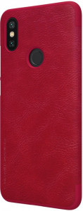 - Nillkin Qin Leather Case Xiaomi Mi A2/6X Red #I/S 5