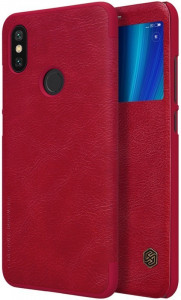 - Nillkin Qin Leather Case Xiaomi Mi A2/6X Red #I/S 7