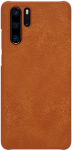 - Nillkin Qin Leather Case Huawei P30 Pro Brown #I/S 3